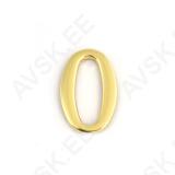 Uksenumber Nr.0 kuldne 45mm