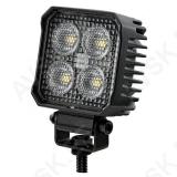 Tagurdus/töötuli 4 led 24w 10-30v 1700lm 70.5x95x41mm ip69k juhe 800mm