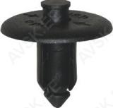 Plasttüübel Ø 6,2 MM POM BLACK. 12Tk.