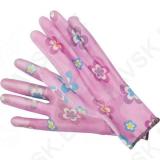 Polyester Garden Gloves 9" Flowers