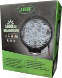 Töötuli 9-led ümar "bright" 9-30v 27w 1800lm 6000k aluminium jbm