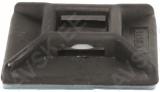 Kinnitusvitsaankur liimitav Black 26x26mm 7,8mm 50Tk