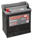 TUDOR 45AH 330A 220X135X225 TECHNICA