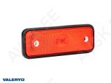 LED gabariittuli Valeryd 102x36x17 punane 12-30 V helkuriga sis. 450 mm kaabel