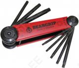 8-OS. KÄEPIDEMES TORXVÕTMETE KOMPLEKT T9-T40 TRIUMF