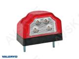 LED numbrivalgusti Valeryd 96x64x66 mm 12-30 V koos punane gabariittuli