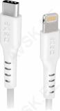 LAADIMISJUHE 1.0M LIGHTNING/APPLE - USB-C VALGE SBS
