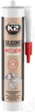 K2 SILICONE RED SILIKOONHERMEETIK PUNANE +300°C 300G/PADRUN