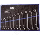 Double Ring Spanner Set | offset | 6 x 7 - 30 x 32 mm | 12 pcs.