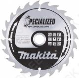 Saeketas 165x20x1.5mm 24t 20° risti-piki. clean cut. bss610 makita