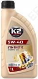 K2 5w40 synthetic xn api sn/cf. acea a3/b4. mb229.3. vw 502.00. 505.00. rn 0700/0710 1l (täissünt.)