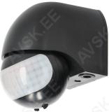230v liikumisandur lx40 seinale pinnapealne must 1-300w 84x84mm ip44 kobi