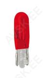 Lambipirnid, pressitud otsaga, punane, t5 w2x4.6d, 1,2w