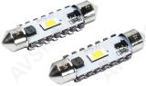 12/24v sv8.5-8 festoon led pirn 3.4w 41mm 6500k canbus valge blister 2tk vision