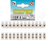 Luster Terminals | 4.0 mm² | 6 Amp. | 2 pcs. | 12 pcs. block