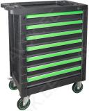 TÖÖRIISTAKÄRU TÜHI "7 BLACK-GREEN" 7-SAHTLIT (VÕRDSE KÕRGUSEGA) JBM