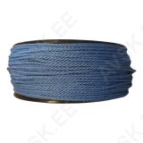 Polypropylene split-film cord 6mm 200m/reel - blue