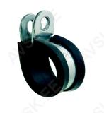 P-Clip with Rubber Lining, 34 mm, DIN 3016