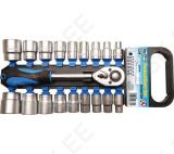 Socket Set | 12.5 mm (1/2") Drive | 8-32 mm | 19 pcs.