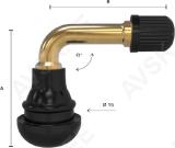 TL-VENTIIL TR527/TU800 (W0527) MOTO. NURK 90. L=32.5+30MM