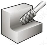 otsfrees C 12x19x6 silinder. ümara otsaga DC 0-Z5563