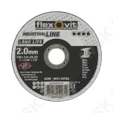 Disc Cut-Off for angle grinder - METAL - Flexovit LONG LIFE-125x2x22.23mm