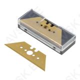 Professional Trapezium Blades, TiN Coated, 0.65 x 61 mm