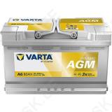 VARTA DYN AGM A6 80Ah 800A 315X175X190 -/+