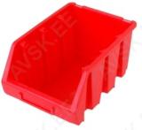 Plastkarp Ergobox 2 punane 115x161,8x74,3mm