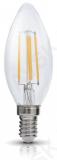 230V PIRN LED FILA E14 FSW 4W 470LM SOE VALGUS 3000K 35X100MM 360° A+ KOBI