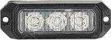 Strobo vilkur kollane 3-led 12/24v r10 80x28mm