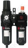 Filter-regulaator-õlitaja 1/2". 2640l/min. 0-15bar bsp-keere chicago pneumatic