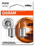 12v ba15s pirn 5w r5w original blister 2tk osram