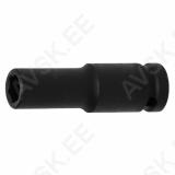 Impact Socket Hexagon, deep | 12.5 mm (1/2") Drive | 12 mm