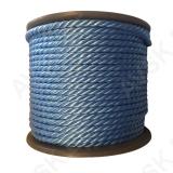 Polypropylene split-film rope 10mm 120m/reel - blue