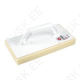 Tile cleaning sponge, 280 × 140 × 30 mm, smooth, with handle