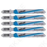 HSS Jigsaw Blades 75/50 mm; T-shank; sheet steel, non-ferrous metal 5pcs