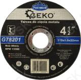 LÕIKEKETAS METALLILE/TERASELE 115X1X22.2MM PREMIUM GEKO