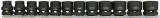 12-OS. 1/2" MADALATE LÖÖKPADRUNITE KOMPLEKT 10-21MM SIINIL JBM*