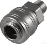 Suruõhu kiirliitepesa 1/4" väliskeere euro 7.6mm jbm