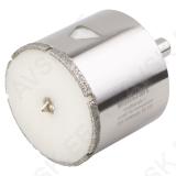 “Ceramic” Diamond Coated Annular Bit Ø 60 mm, with centring drill and 10 mm shank, cutting depth 45 mm