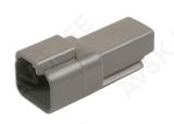 DEUTSCH -PISTIKUPESA 2-PIN,0,5-