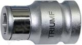 3/8" adapter otsikutele 10mm(3/8") kuuskant (130t) triumf