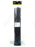 JUHTMEVITS 4.8X 500MM MUST 100TK