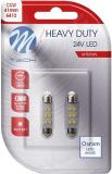 24v sv8.5-8 led pirn 0.77w 41mm c5w heavy duty blister 2tk (osram led) m-tech