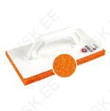 Käsnsilur 280 x 140 mm, 20 mm, keskmise poorsusega oranži käsnaga