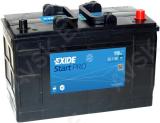 Exide 110ah 750a 349x175x235 professional hd -/+