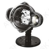 LED projektor IP44 tähed külm/soe valgus