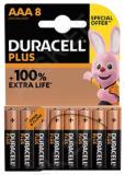 Patarei, duracell, aaa, 1,5v, 8tk