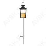 LED CANDLE METAL LANTERN 2XAA VN